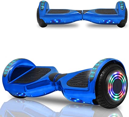 Photo 1 of DOC Electric Smart Self-Balancing Scooter Hoverboard with Built in Bluetooth Speaker LED Lights 6.5" Flash Wheels Safety Certified Hoverboard for Kids and Adults