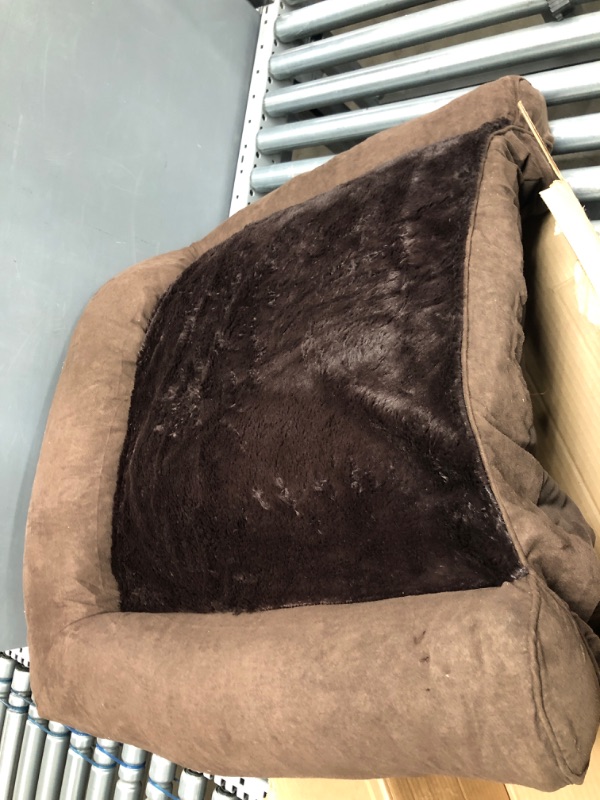 Photo 4 of FurHaven Orthopedic Ultra Plush Large Sofa Pet Bed Brown - Pet Shelters/Bedding/Carr at Academy Sports *Minor damage*