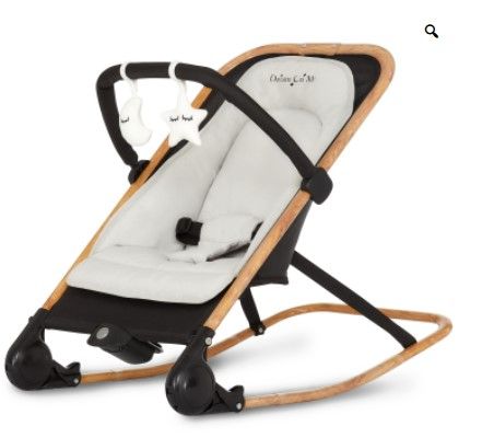 Photo 1 of Dream on Me Rock with me 2-in-1 Rocker and Stationary Seat | Compact Portable Infant Rocker – New born to 20 lbs with Removable Toy Bar & Hanging Toy 