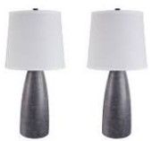 Photo 1 of (BENT SHADES)
Shavontae Table Lamp (Set of 2)
