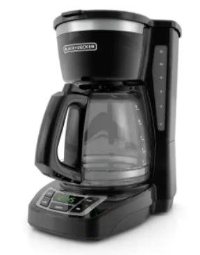 Photo 1 of 12-Cup Black Programmable Coffeemaker
by BLACK+DECKER