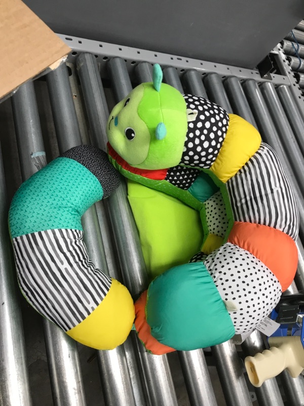 Photo 2 of Infantino Prop-A-Pillar Tummy Time & Seated Support - Pillow Support for Newborn and Older Babies, with Detachable Support Pillow and Toys, for Development of Strong Head and Neck Muscles Green
