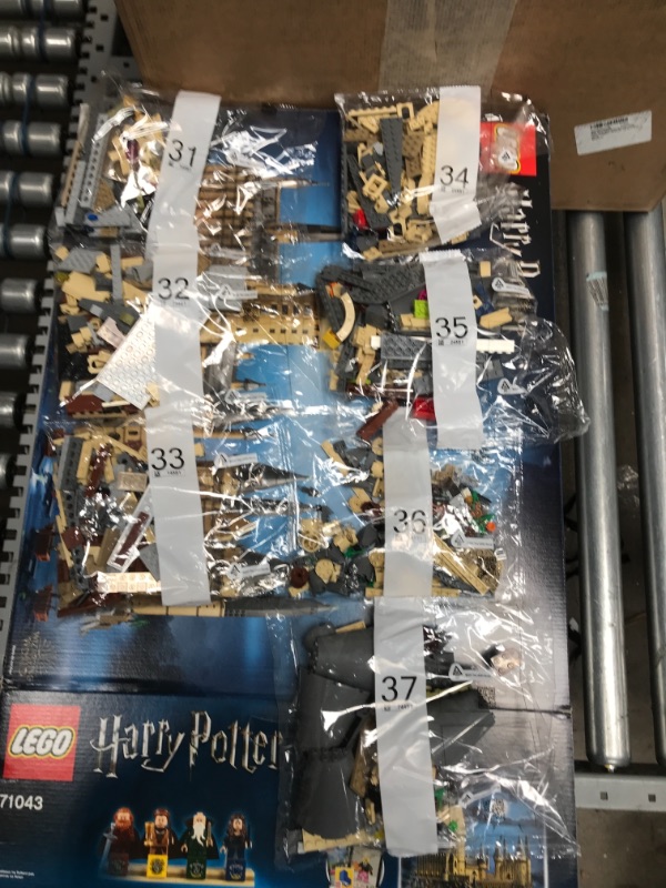 Photo 8 of BAG 27 AND 32 OPENED MISSING SOME PIECES, LEGO Harry Potter Hogwarts Castle 71043 Castle Model Building Kit with Harry Potter Figures Gryffindor, Hufflepuff, and More (6,020 Pieces)
