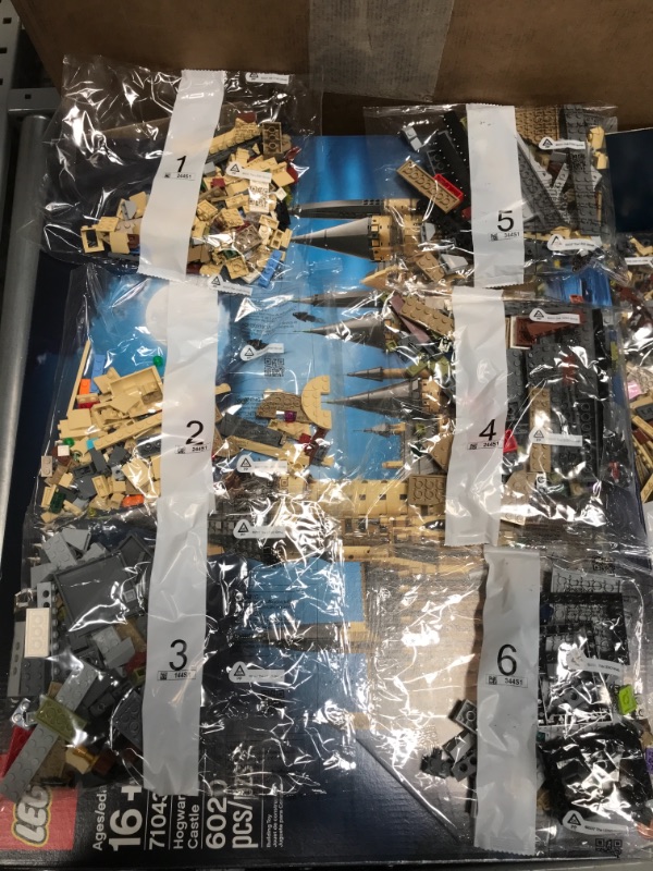 Photo 2 of BAG 27 AND 32 OPENED MISSING SOME PIECES, LEGO Harry Potter Hogwarts Castle 71043 Castle Model Building Kit with Harry Potter Figures Gryffindor, Hufflepuff, and More (6,020 Pieces)
