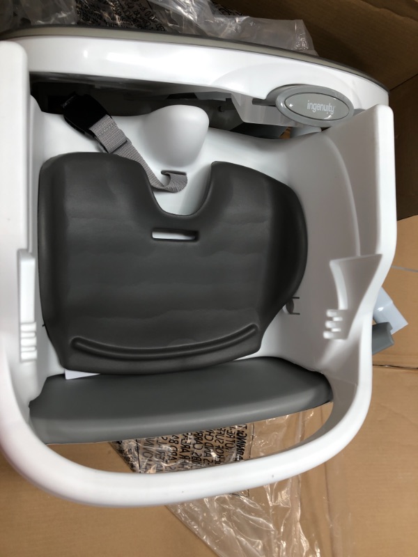 Photo 2 of Ingenuity SmartClean Trio Elite 3-in-1 Convertible Baby High Chair, Toddler Chair, and Dining Booster Seat - Slate