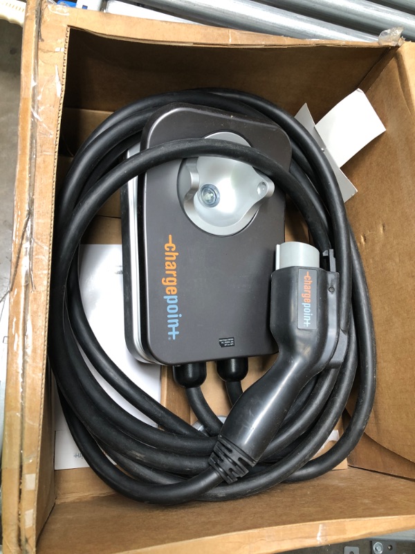 Photo 2 of ChargePoint Home Flex Electric Vehicle (EV) Charger upto 50 Amp, 240V, Level 2 WiFi Enabled EVSE, UL Listed, Energy Star, NEMA 6-50 Plug or Hardwired, Indoor/Outdoor, 23-Foot Cable
