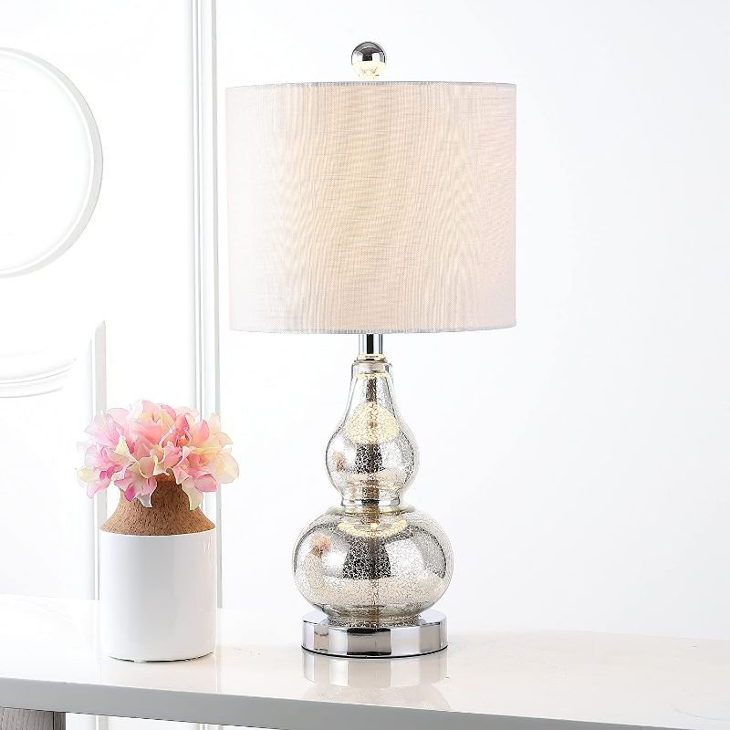 Photo 1 of 20.5" Mini Glass LED Table Lamp