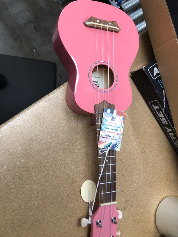 Photo 2 of Hola! HM-21 Soprano Ukulele, Color Series (Candy Pink)
