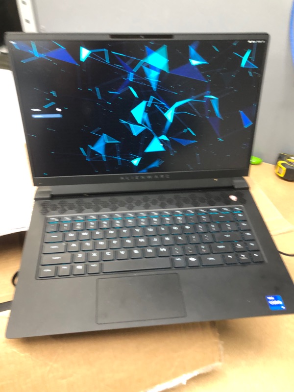 Photo 2 of LOCKED WITH PASSWORD**** PARROT LINUX OS INSTALLED ****NEEDS WINDOWS REINSTALLED***Alienware M15 R6  15.6 IN
Gaming Laptop,  QHD 240Hz Display, Intel Core i7-11800H, 16GB DDR4 RAM, 512GB SSD, NVIDIA GeForce RTX 3060 6GB GDDR6, Windows 11 Home, Dark Side o