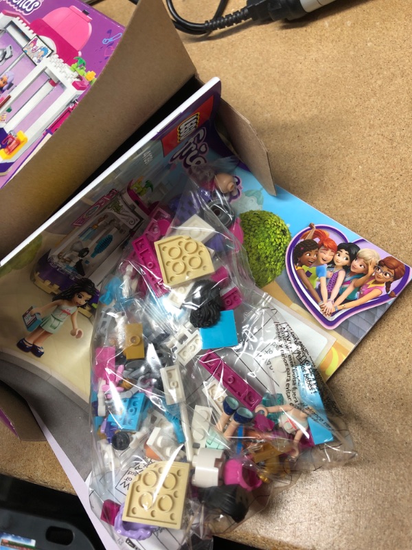 Photo 2 of LEGO Friends Heartlake City Play Hair Salon Fun Toy 41391 Building Kit, Featuring Friends Character Emma (235 Pieces)
