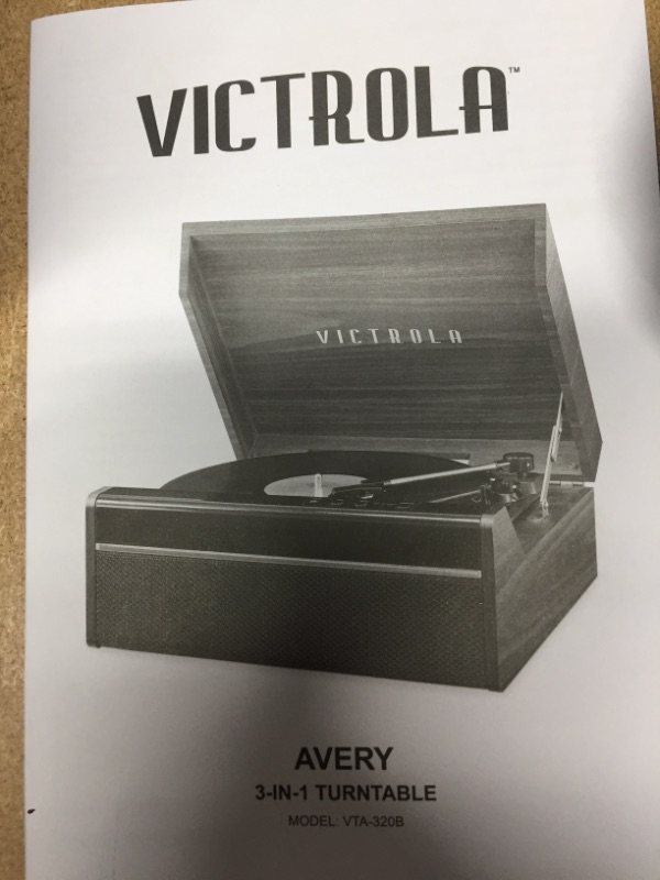 Photo 2 of Victrola's 3-in-1 Avery Bluetooth Record Player with 3-Speed Turntable
