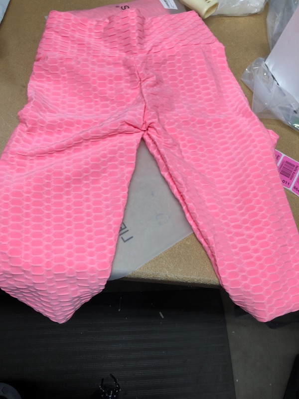 Photo 1 of LIFEWORKS BUTT LIFTING LEGGINGS FOR WOMEN HIGH WAISTED YOGA PANTS WORKOUT TUMMY CONTROL, SPORT TIGHTS RUNNING- LARGE