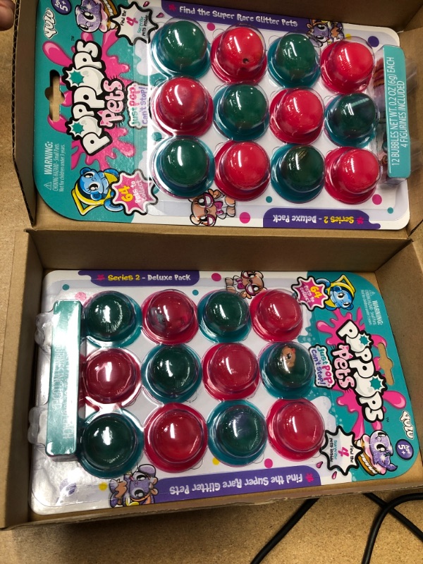 Photo 1 of Pop Pops Pets Slime Bubbles - 24 Pieces Deluxe Toy Pack