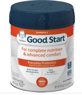 Photo 1 of **EXPIRES 7/22/22** (Pack of 4) Gerber Good Start GentlePro 2 Non-GMO Powder Infant Formula, Stage 2, 24.5 Oz
