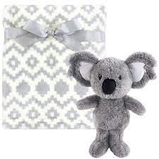 Photo 1 of Hudson Baby Infant Plush Blanket with Toy, Snuggly Koala, One Size
