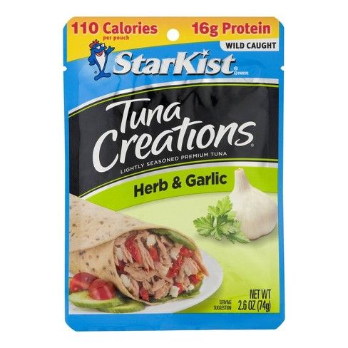 Photo 1 of 12 PACK - StarKist Tuna Creations Herb & Garlic Pouch - 2.6oz
