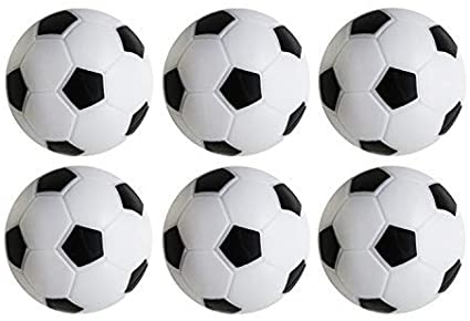 Photo 1 of NO REFUND **2 - Table Soccer Foosballs Replacements Mini Black and White Soccer Balls Party (6 Pack) & more..