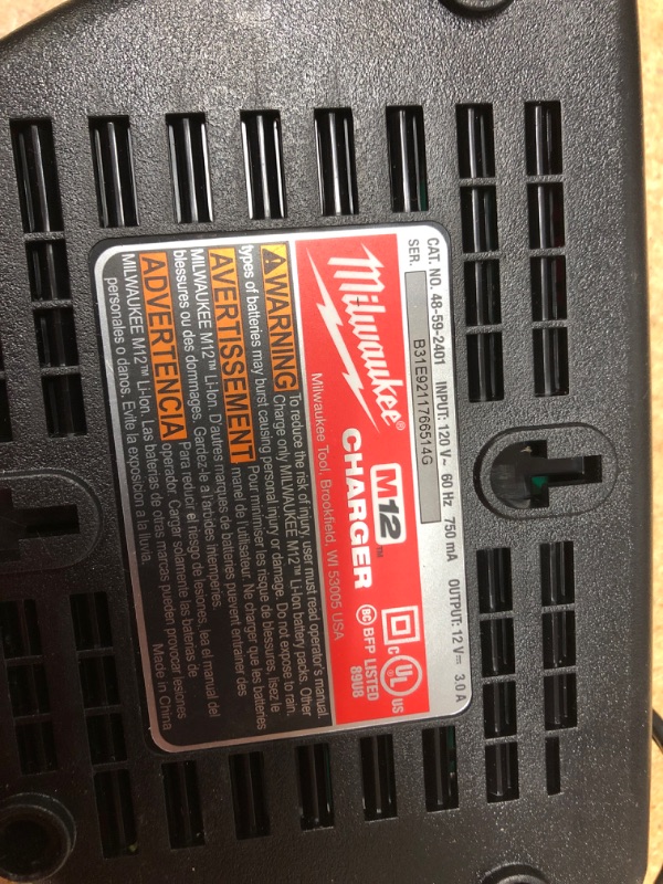 Photo 2 of M12 12-Volt Lithium-Ion Battery Charger
