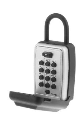 Photo 1 of (COMBINATION UNKNOWN )
Master Lock Lock Box, Resettable Push Button Combination