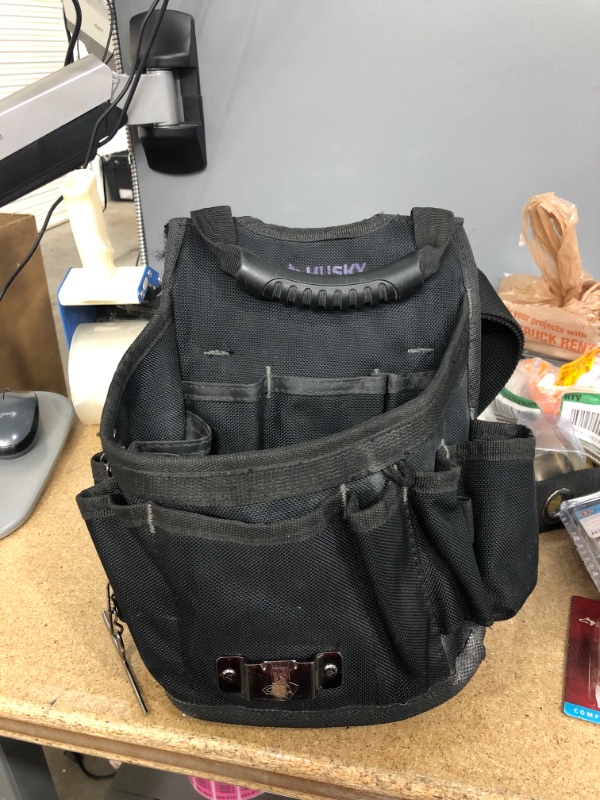 Photo 2 of 13-Pocket Black Utility Tool Pouch
