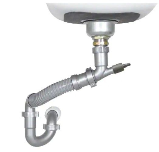 Photo 1 of 1-1/2 in. All-in-One Drain Kit for Single Bowl Kitchen Sinks, Bar Sinks and Utility Sinks
