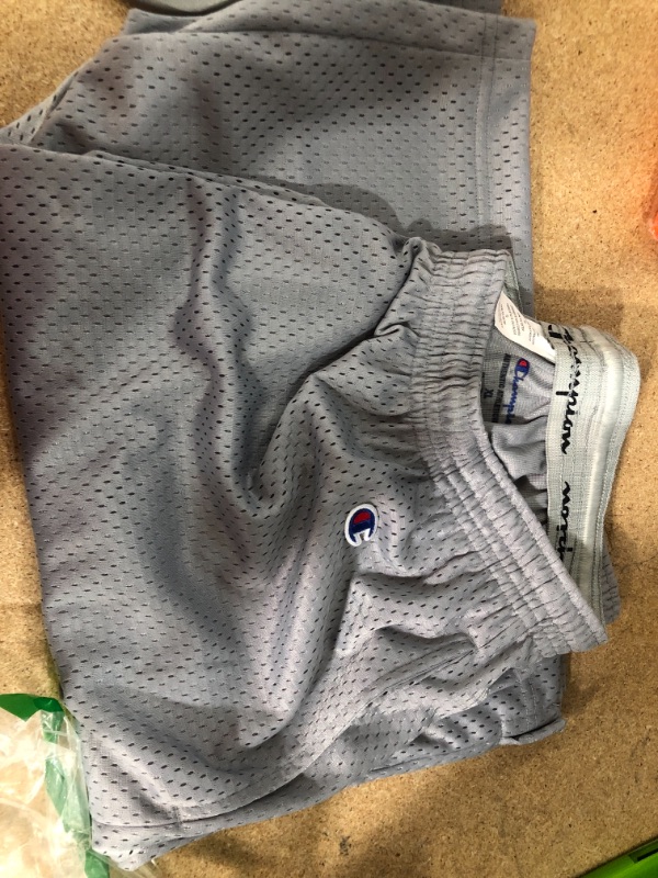 Photo 2 of Champion Polyester Mesh Short 9'_Athletic Grey- XL