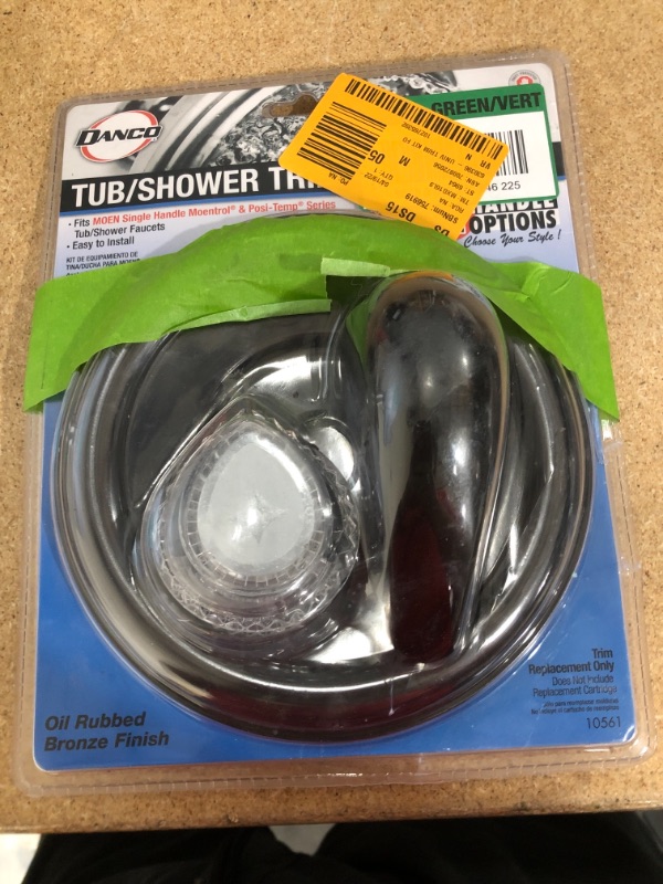 Photo 2 of 1-Handle Valve Trim Kit in Oil Rubbed Bronze for MOEN Tub/Shower Faucets (Valve Not Included)
