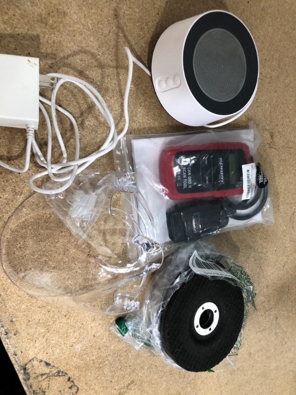 Photo 1 of **NO REFUNDS/RETURNS** - Bundle of assorted goods sait grind, kobra scan tool, etc. 