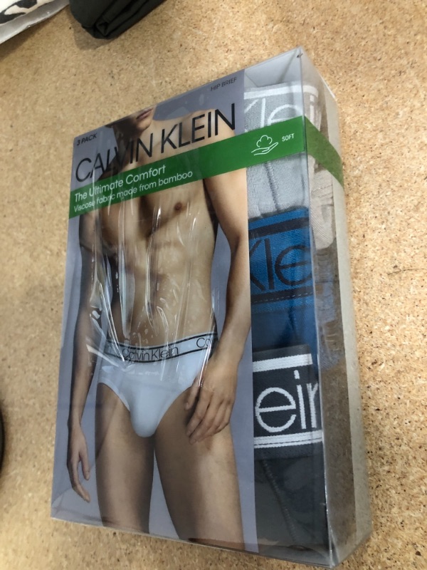 Photo 2 of Calvin Klein Men`s The Ultimate Comfort Viscose Made From Bamboo Hip Briefs 3 Pack- large
