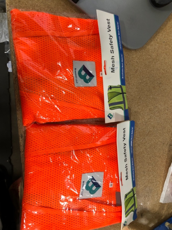 Photo 1 of 2 OF -Mesh Safety Vest -M