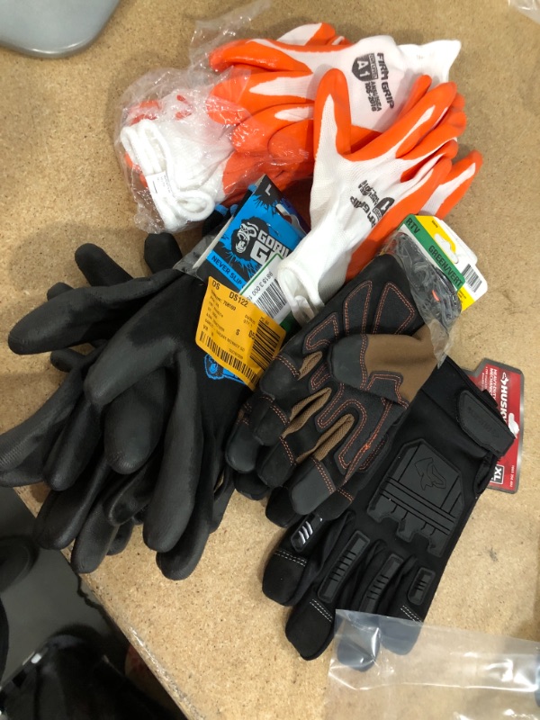 Photo 1 of **NO REFUNDS/RETURNS** - Bundle of assorted gloves