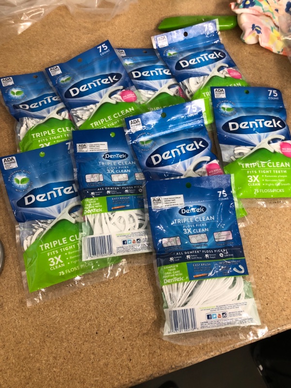 Photo 1 of **9 of- DenTek Triple Clean Floss Picks | 75 count |
