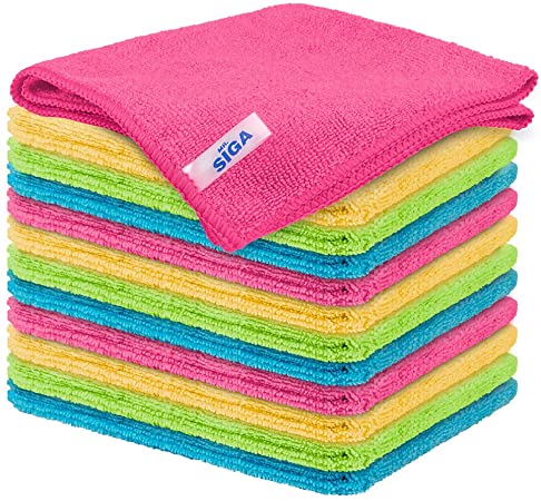 Photo 1 of 3PCS SUPER ABSORBENT AND FAST DRYING HYGIENIC KITCHEN CLEANING CLOTH DISHCLOTH WASCLOTH MULTI PURPOSE 3 COLOR 