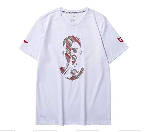 Photo 1 of LI-NING CJ McCollum Jersey Basketball T Shirts for Men Summer Tees White AHSP091 Size 3XL

