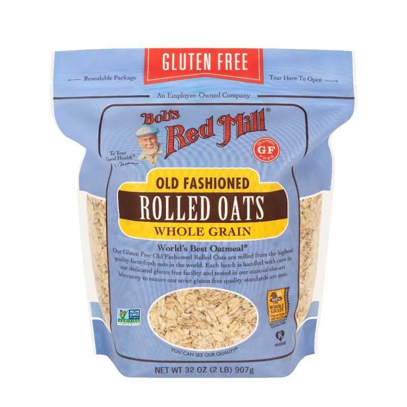 Photo 1 of **Best by: 06/09/2022** - * 4 BAGS OF - Bob's Red Mill, Old Fashion Rolled Oats, Gluten Free, Whole Grain, 2 LBS
