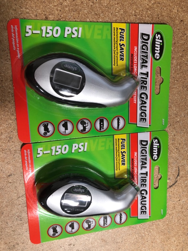 Photo 2 of **2 of - Slime Digital Sport Tire Pressure Gauge
