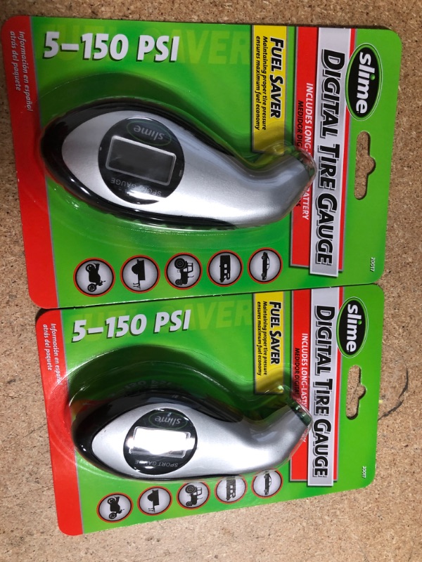 Photo 2 of **2 of - Slime Digital Sport Tire Pressure Gauge
