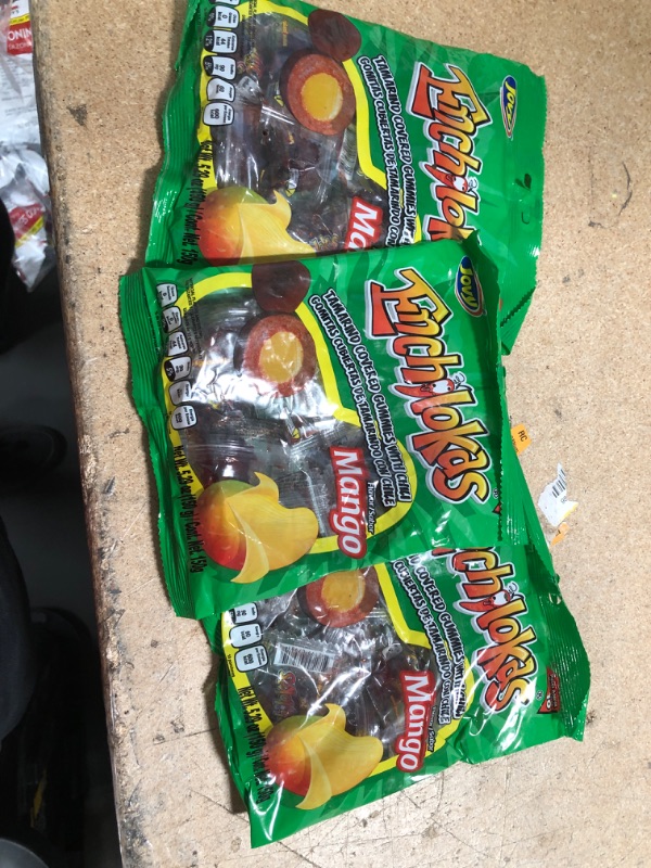 Photo 2 of **BEST BY: 05/14/2022* 3 of -Jovy Enchilokas Mango Flavor Mexican Gummies (2 x 5.29 oz. Bags)
