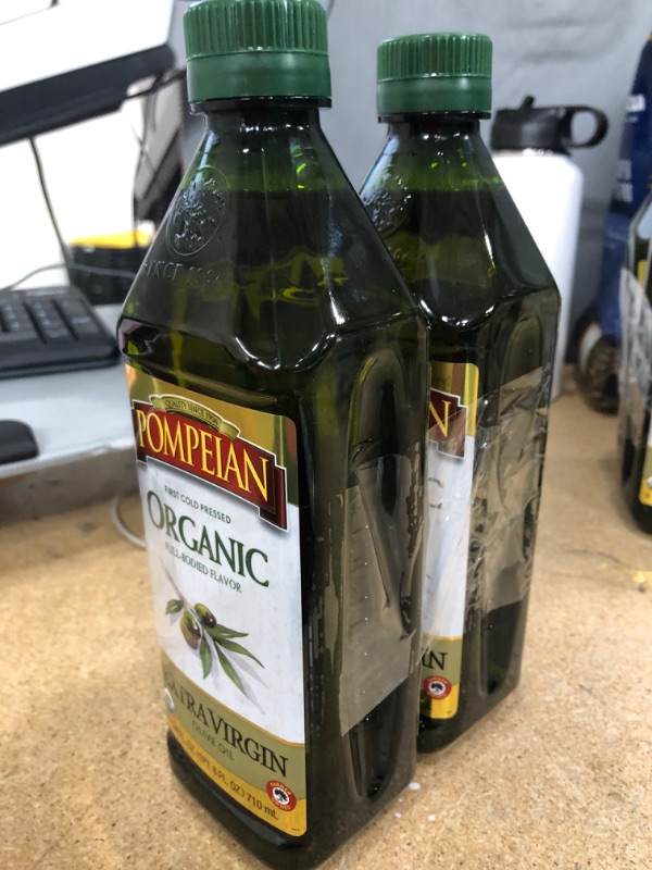 Photo 2 of **BB06/2022** -Two of Pompeian USDA Organic Robust Extra Virgin Olive Oil, 24 FL. OZ.