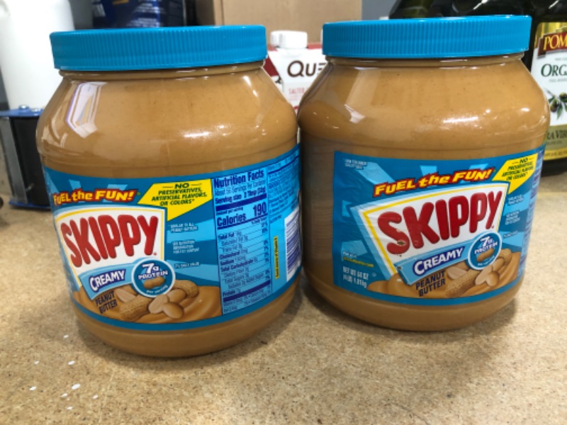 Photo 2 of **BB: 05/22/2022** -2 of Skippy Creamy Peanut Butter, 64 Ounce
