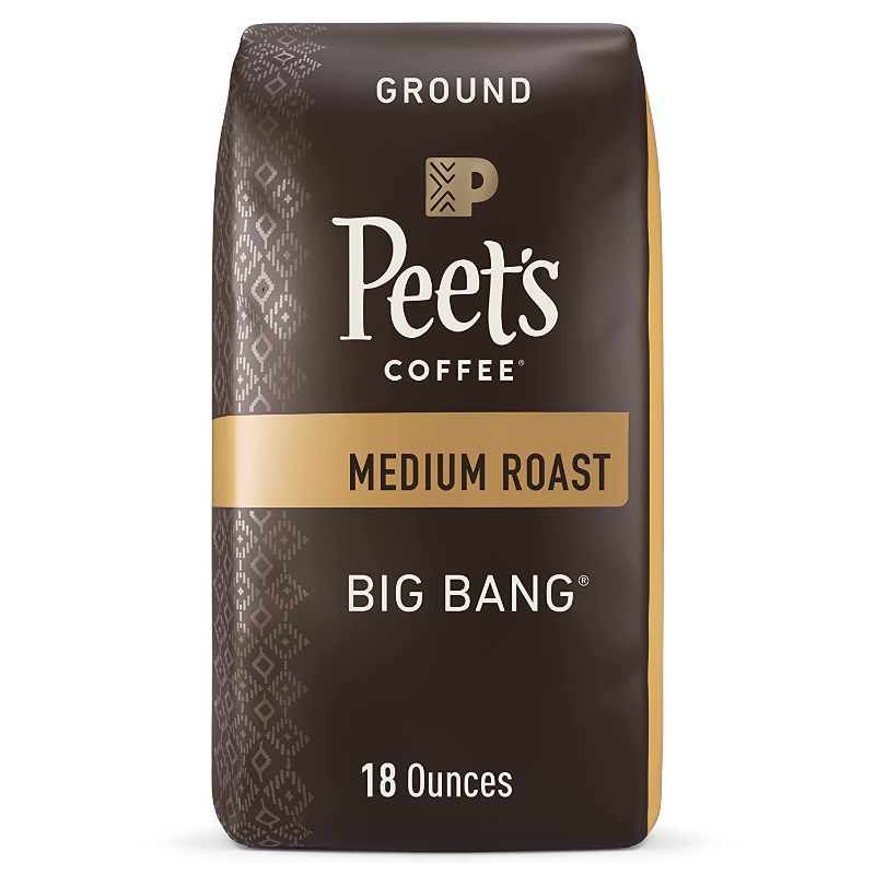 Photo 1 of **EXPIRED 01/25/2022*- Peet's Coffee, Medium Roast Ground Coffee - Big Bang 18 Ounce Bag,
