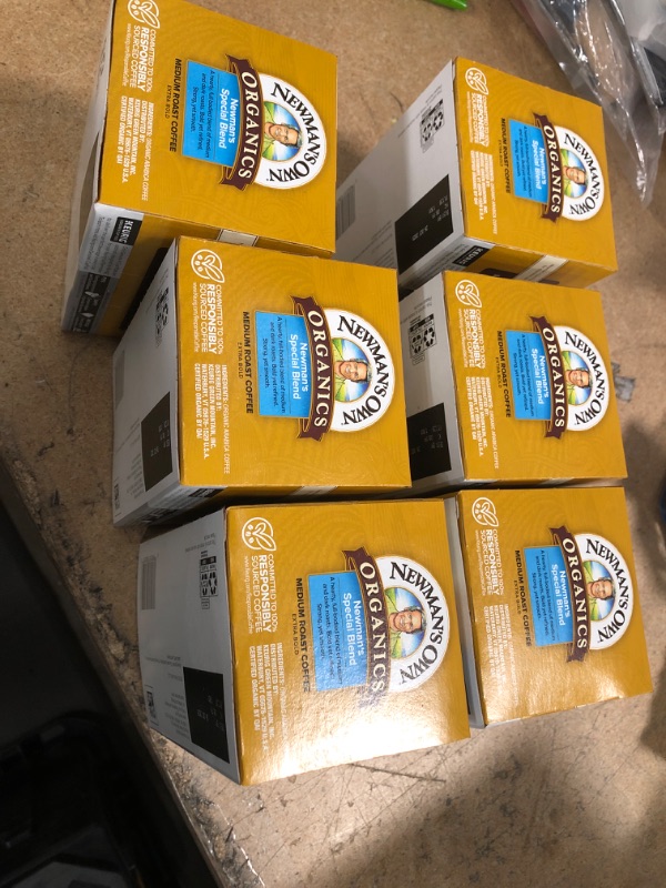 Photo 2 of **BB: 11/26/2023**-SIX BOXES OF - NEWMANS OWN ORGANICS Organic Special Blend Coffee Pods 12 Count, 4.8 OZ
