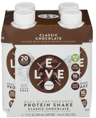 Photo 1 of **EXPIRED: 12/17/2021**-Evolve Real Plant-Powered Protein Shake - Classic Chocolate (Pack of 3)
