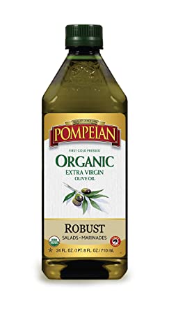 Photo 1 of **NO REUFUNDS/RETURNS* -PACK OF TWO- Pompeian USDA Organic Robust Extra Virgin Olive Oil  24 FL. OZ.
BEST BY: 07/2022