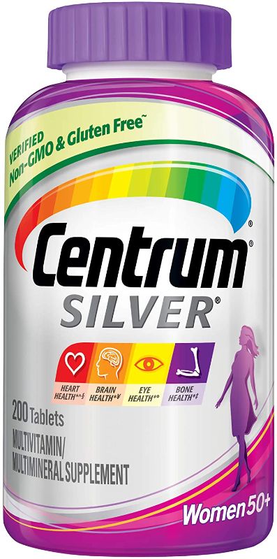 Photo 1 of **BB:06/2022** Centrum Silver Women Multivitamin / Multimineral Supplement Tablet, Vitamin D3, (200 Count)
