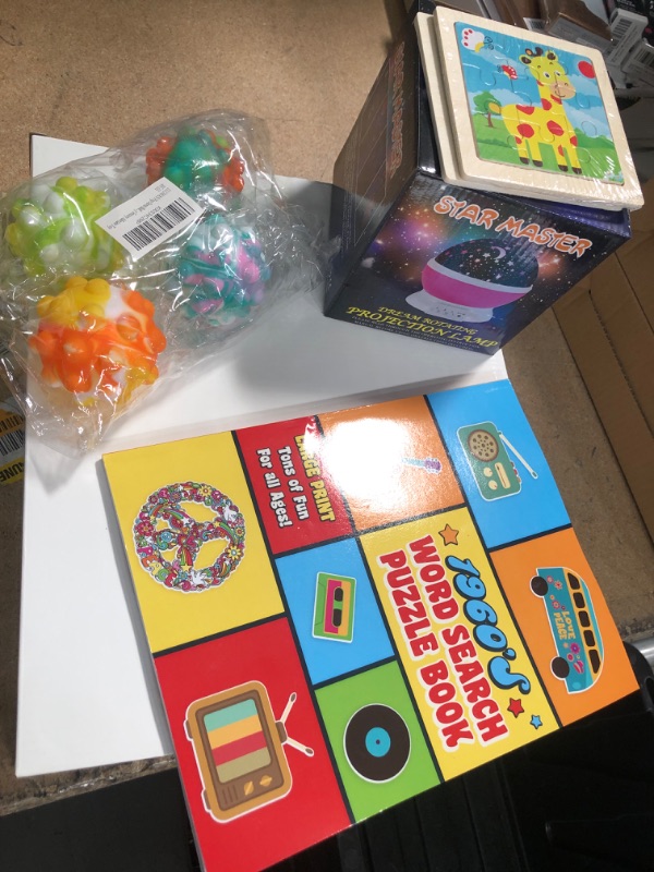 Photo 1 of **NO REFUNDS/RETURNS** - Bundle of ASSORTED KIDS GOODS BOOK, BALLS, LAMP, ETC.
