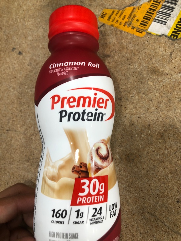 Photo 1 of **BB:05/04/2022**-NO REFUNDS/RETURNS- Premier Protein Shake, 30g Protein, Cinnamon Roll,11.5 fl oz - Pack of 12
