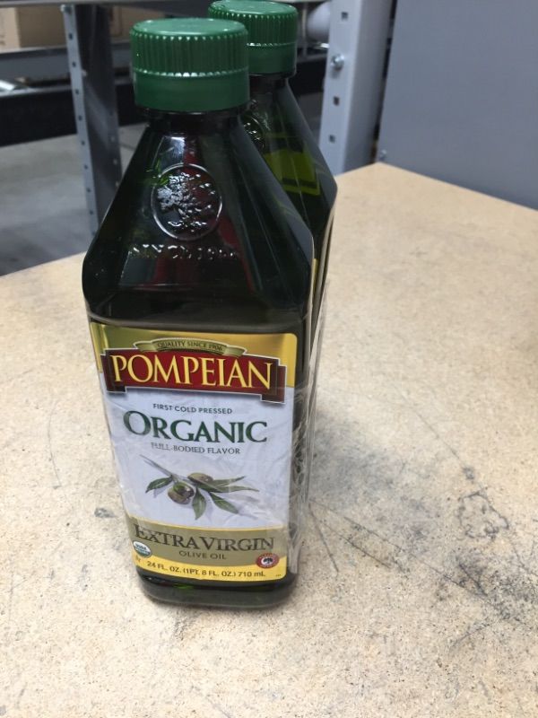 Photo 2 of ***non-refundable***
bets by 7/22
2 Pompeian USDA Organic Robust Extra Virgin Olive Oil, First Cold Pressed, Full-Bodied Flavor, Perfect for Salad Dressings & Marinades, 24 FL. OZ.
