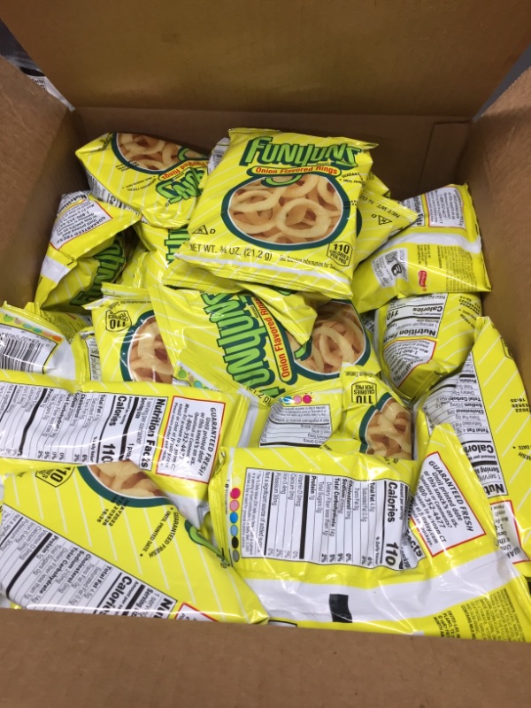 Photo 2 of **non-refundable**
best by 5/3/22
Funyuns Onion Flavored Rings, .75 Ounce (Pack of 40)
