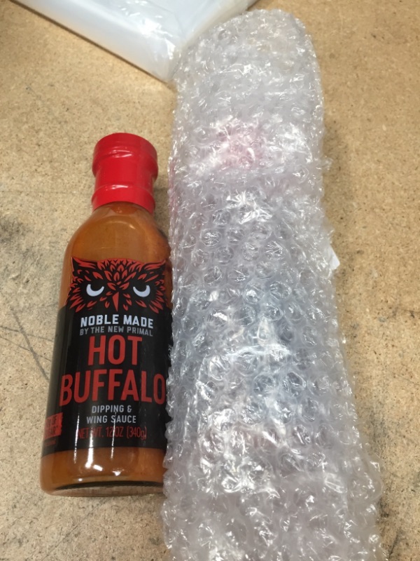 Photo 2 of ***Non-refundable**
best by 6/22/22
2 Noble Made by The New Primal, Hot Buffalo Dipping & Wing Sauce, Whole30 Approved, Paleo, Keto, Vegan, Gluten and Dairy Free, Sugar and Soy Free, Low Carb and Calorie, Spicy Flavor, 12 Oz Glass Bottle
